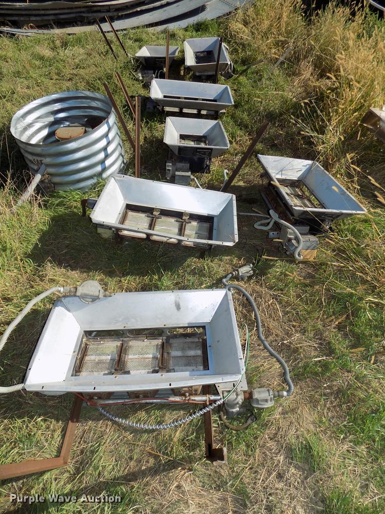 image for item G1328 (7) infrared unvented radiant heaters