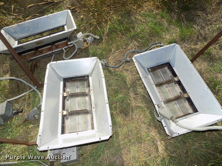 image for item G1328 (7) infrared unvented radiant heaters