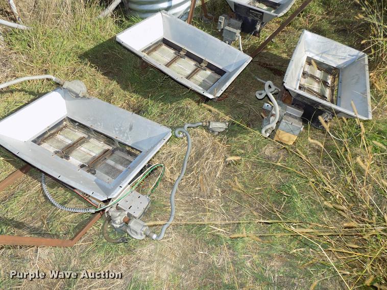 image for item G1328 (7) infrared unvented radiant heaters