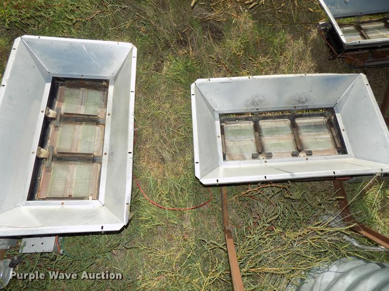 image for item G1328 (7) infrared unvented radiant heaters