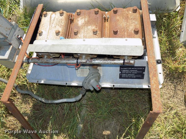 image for item G1328 (7) infrared unvented radiant heaters