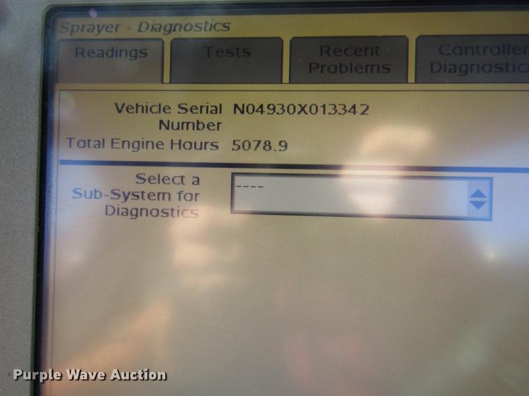 image for item DD4308 2011 John Deere 4930 sprayer