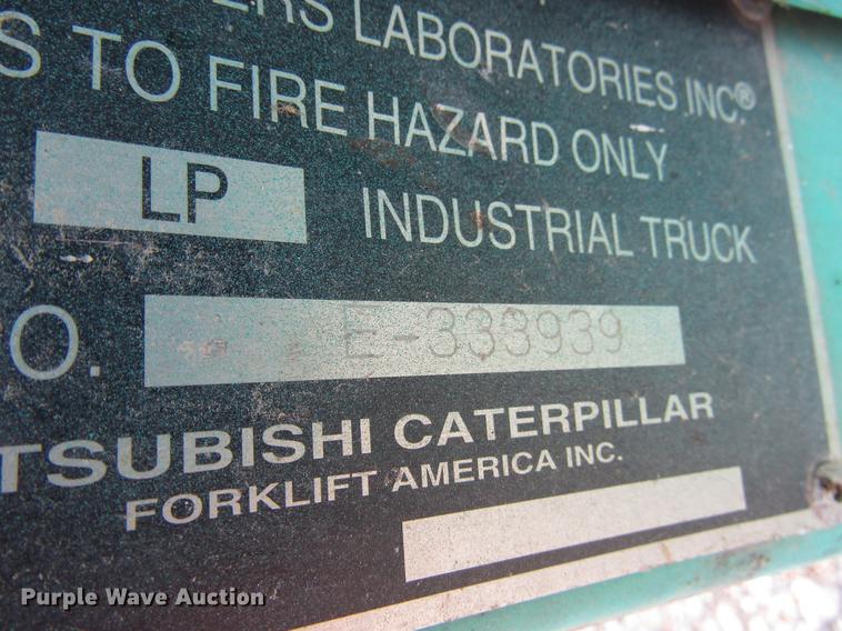 image for item DD4314 2001 Mitsubishi FG25K forklift