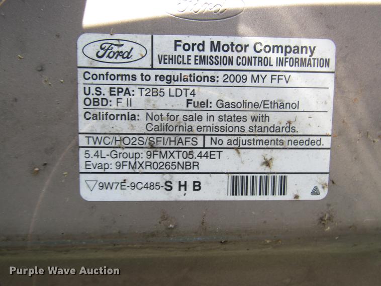 image for item DD4335 2009 Ford F150 SuperCab pickup truck