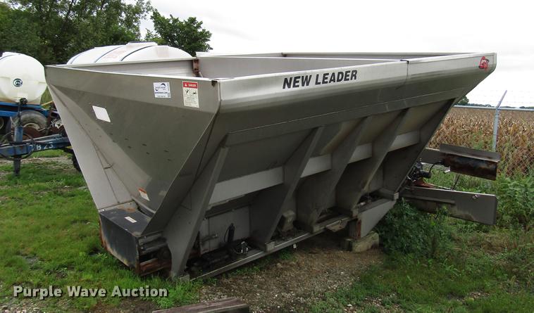 image for item DD4385 New Leader G4 stainless steel dry fertilizer bed