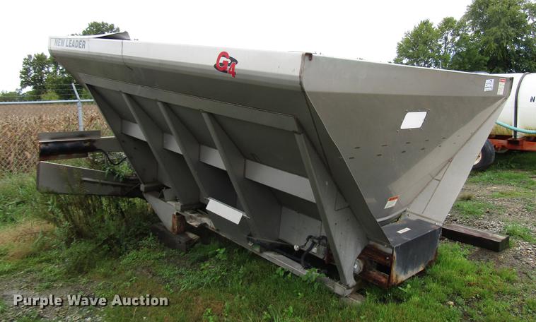 image for item DD4385 New Leader G4 stainless steel dry fertilizer bed