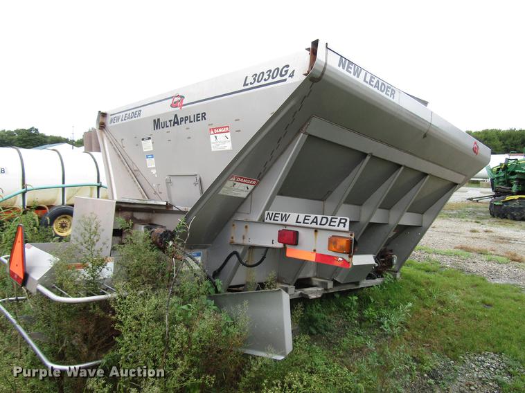 image for item DD4385 New Leader G4 stainless steel dry fertilizer bed