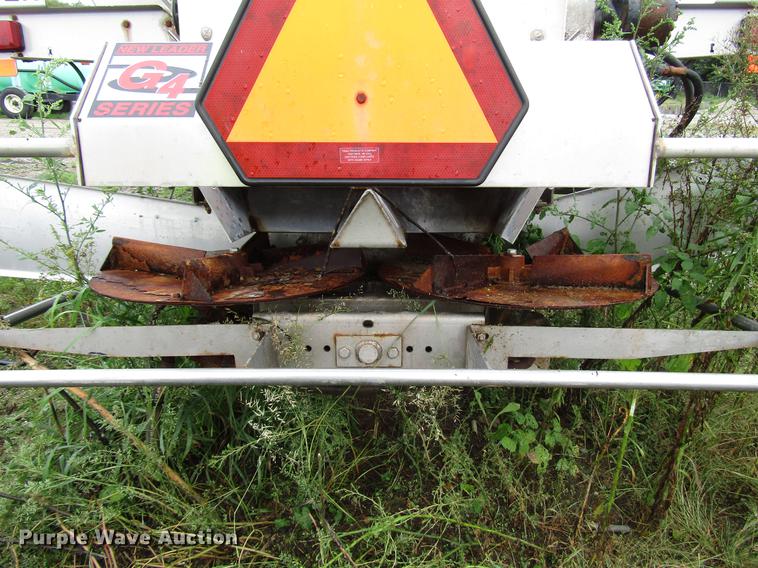 image for item DD4385 New Leader G4 stainless steel dry fertilizer bed