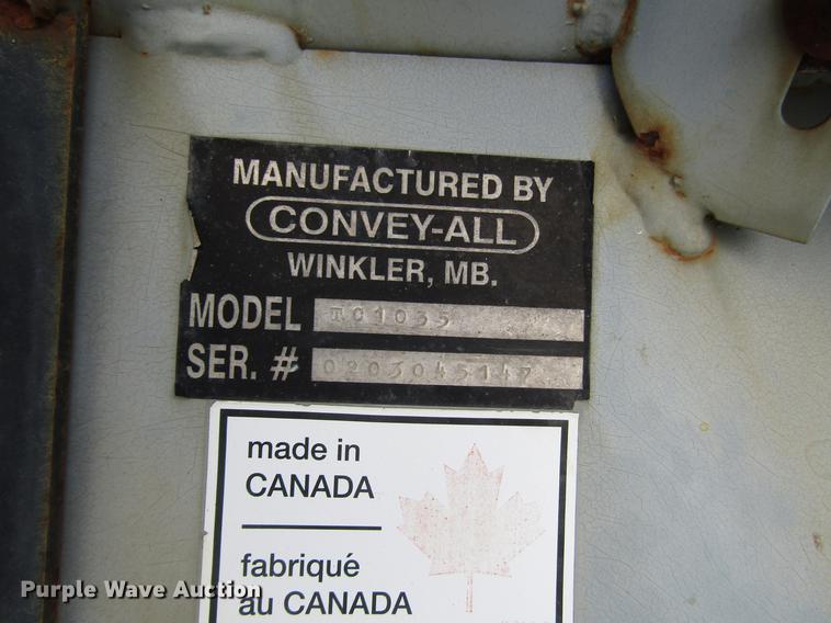 image for item DD4388 Convey All TO1035 conveyor