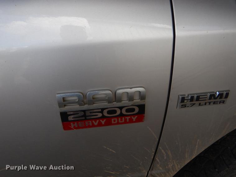 image for item EO9536 2012 Dodge Ram 2500HD SLT Quad Cab pickup truck