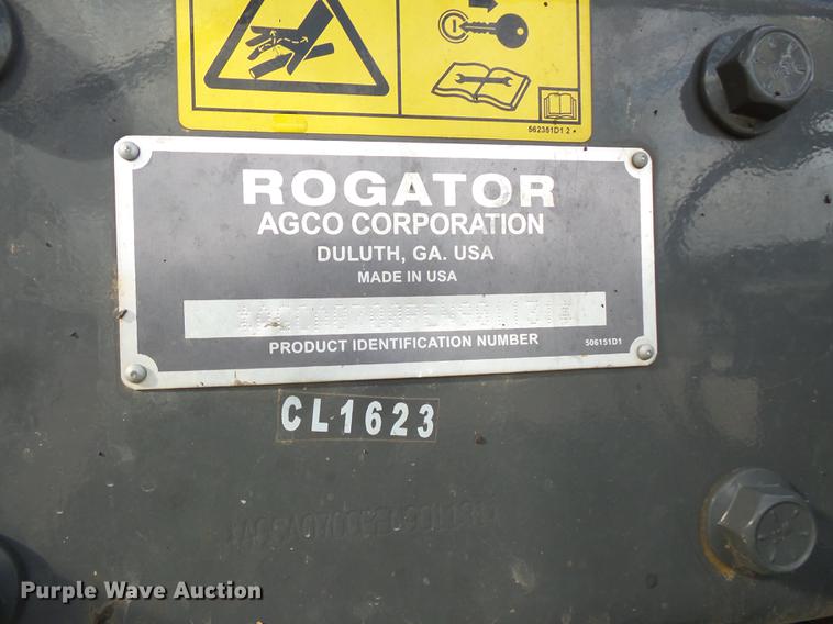 image for item FT9863 2014 Ag-Chem RoGator RG700 sprayer