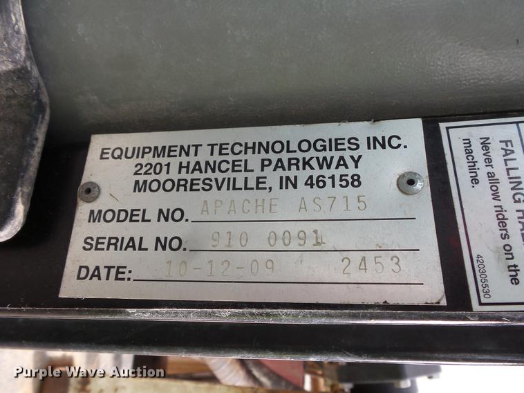 image for item FT9885 2009 Apache AS715 sprayer