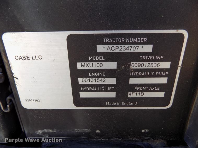 image for item DB4751 2004 Case MXU-100 tractor