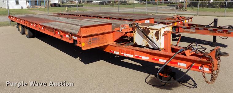 image for item DB4752 2002 Evaco Superline tilt deck equipment trailer