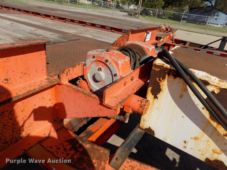 image for item DB4752 2002 Evaco Superline tilt deck equipment trailer