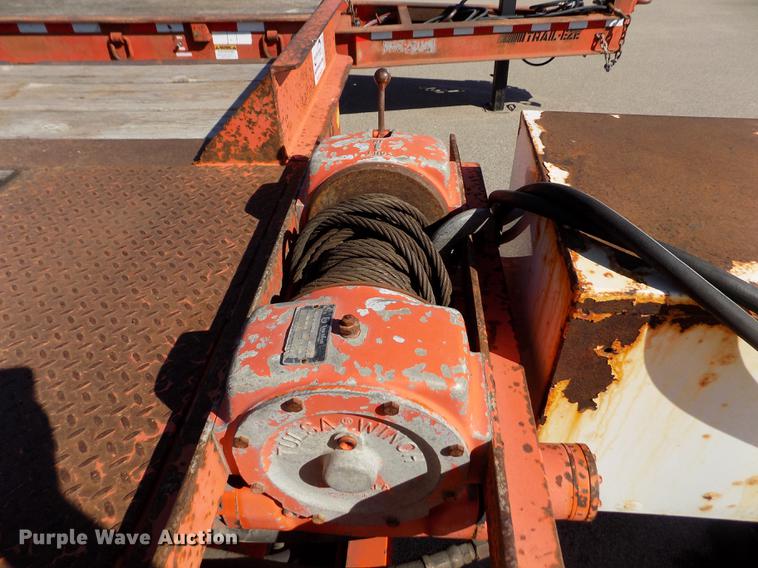 image for item DB4752 2002 Evaco Superline tilt deck equipment trailer