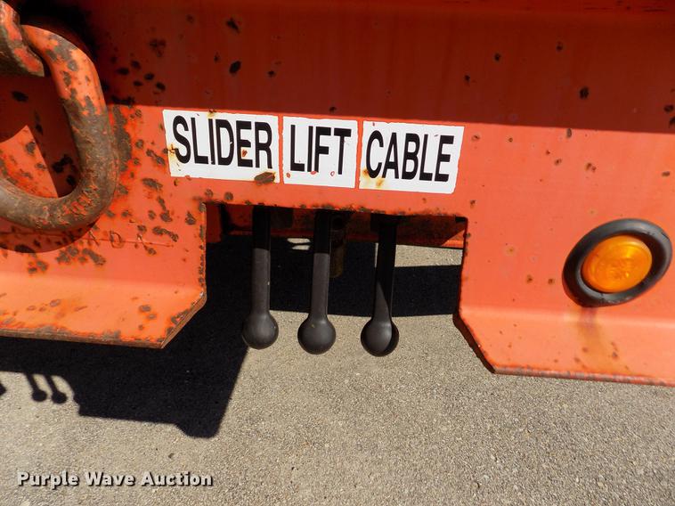 image for item DB4752 2002 Evaco Superline tilt deck equipment trailer