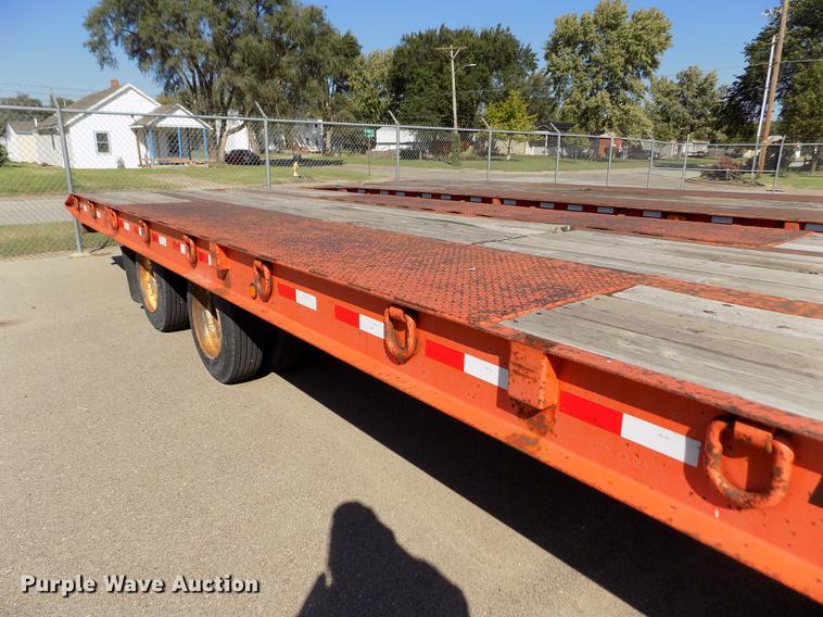 image for item DB4752 2002 Evaco Superline tilt deck equipment trailer