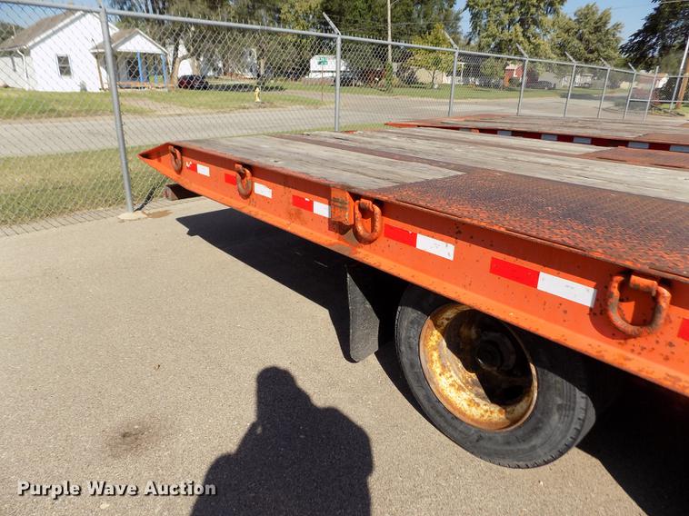 image for item DB4752 2002 Evaco Superline tilt deck equipment trailer