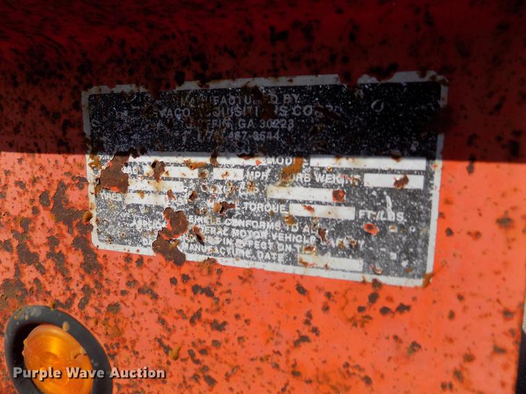 image for item DB4752 2002 Evaco Superline tilt deck equipment trailer