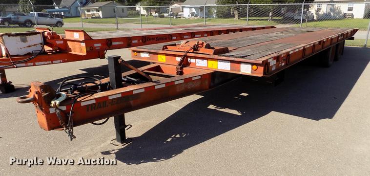 image for item DB4753 2003 Trail Eze TE40PSA-32 tilt deck equipment trailer