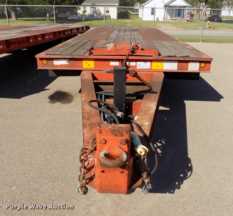 image for item DB4753 2003 Trail Eze TE40PSA-32 tilt deck equipment trailer