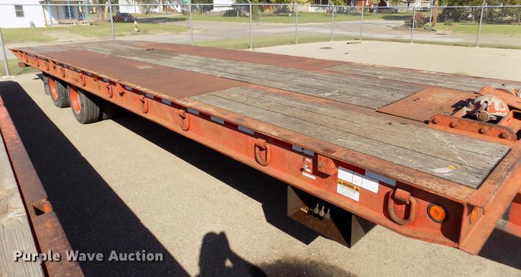 image for item DB4753 2003 Trail Eze TE40PSA-32 tilt deck equipment trailer