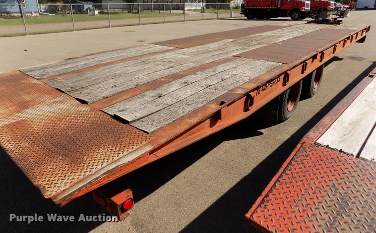 image for item DB4753 2003 Trail Eze TE40PSA-32 tilt deck equipment trailer