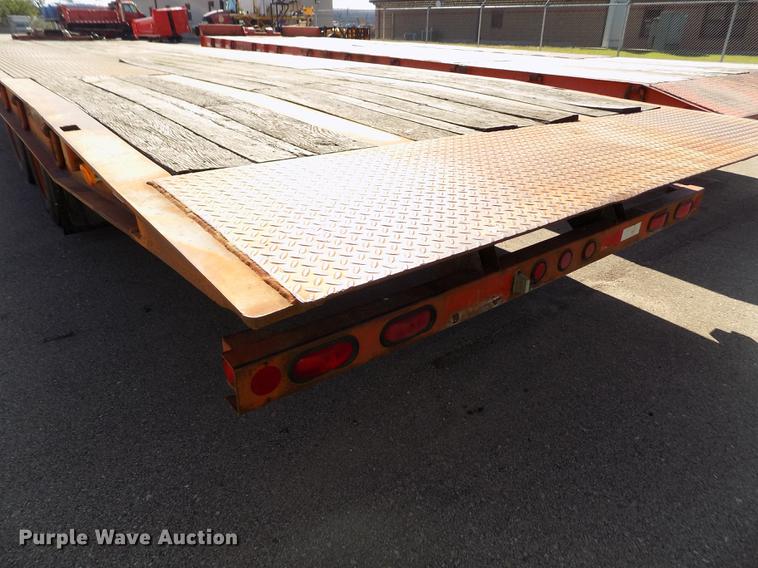 image for item DB4753 2003 Trail Eze TE40PSA-32 tilt deck equipment trailer