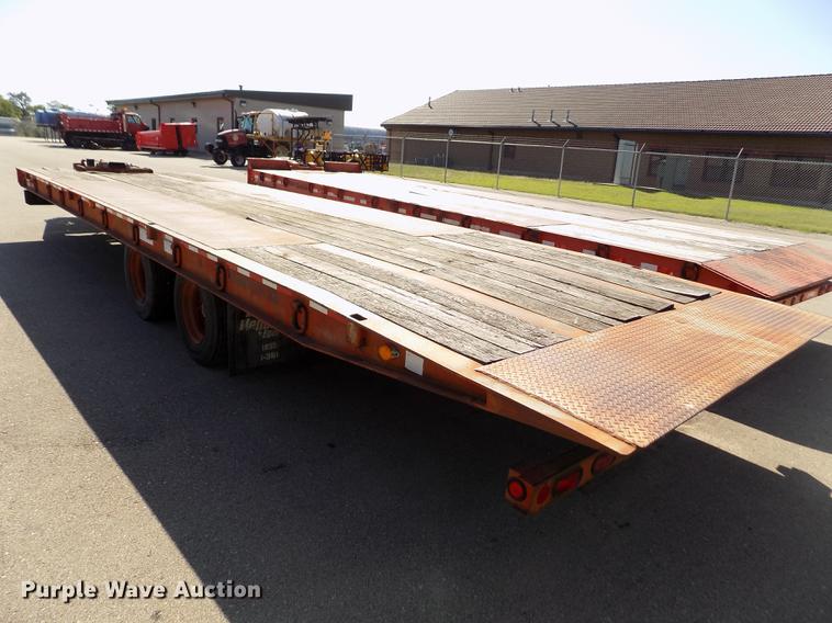 image for item DB4753 2003 Trail Eze TE40PSA-32 tilt deck equipment trailer