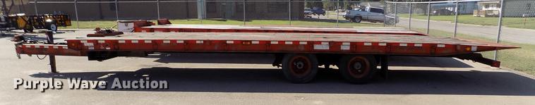 image for item DB4753 2003 Trail Eze TE40PSA-32 tilt deck equipment trailer