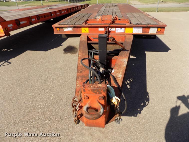 image for item DB4753 2003 Trail Eze TE40PSA-32 tilt deck equipment trailer