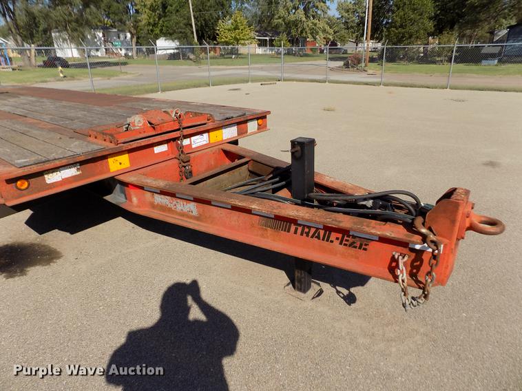 image for item DB4753 2003 Trail Eze TE40PSA-32 tilt deck equipment trailer