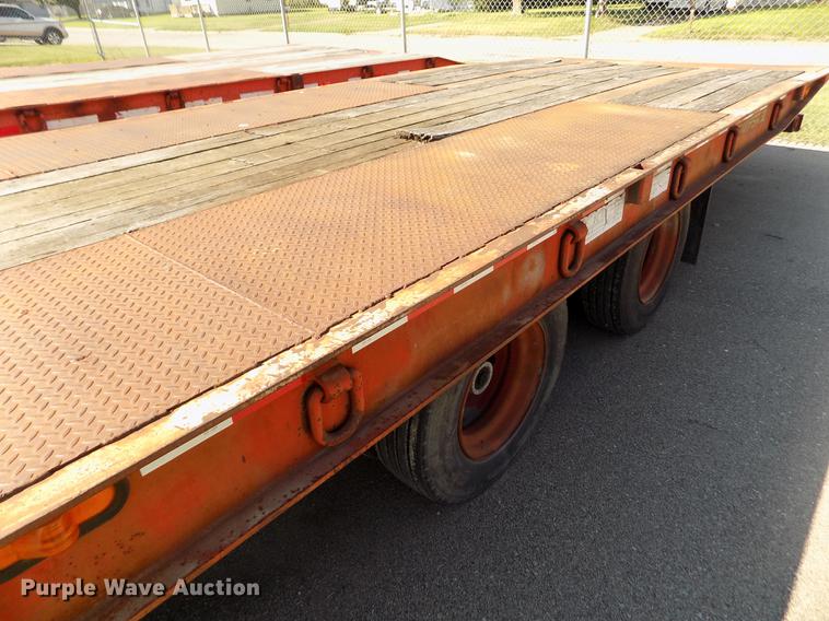 image for item DB4753 2003 Trail Eze TE40PSA-32 tilt deck equipment trailer