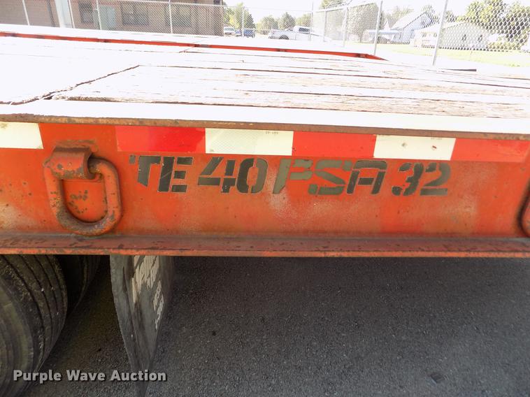 image for item DB4753 2003 Trail Eze TE40PSA-32 tilt deck equipment trailer