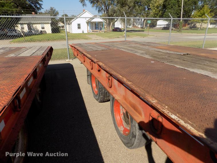 image for item DB4753 2003 Trail Eze TE40PSA-32 tilt deck equipment trailer