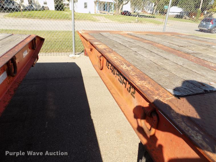 image for item DB4753 2003 Trail Eze TE40PSA-32 tilt deck equipment trailer