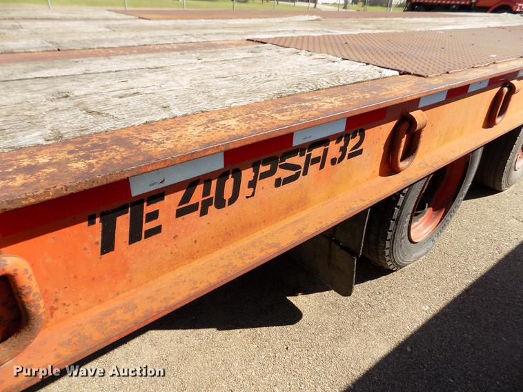 image for item DB4753 2003 Trail Eze TE40PSA-32 tilt deck equipment trailer