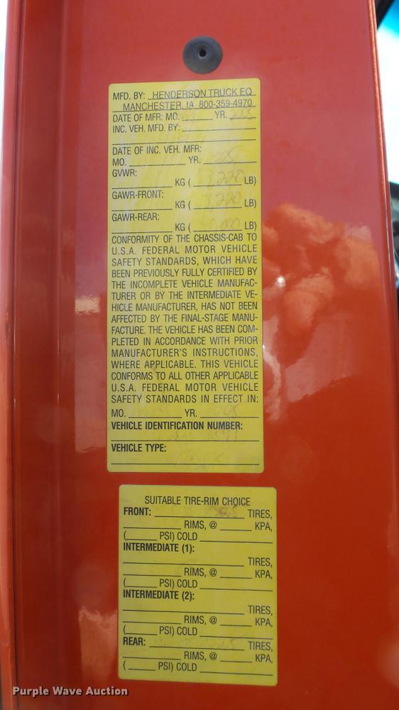 image for item DE7261 2005 Sterling LT7501 dump truck