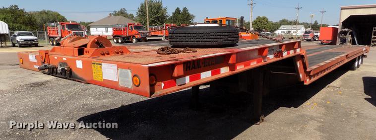 image for item ER9122 2001 Trail-Eze LE60SA tilt deck equipment trailer