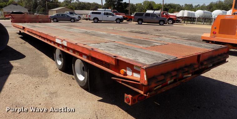 image for item ER9122 2001 Trail-Eze LE60SA tilt deck equipment trailer