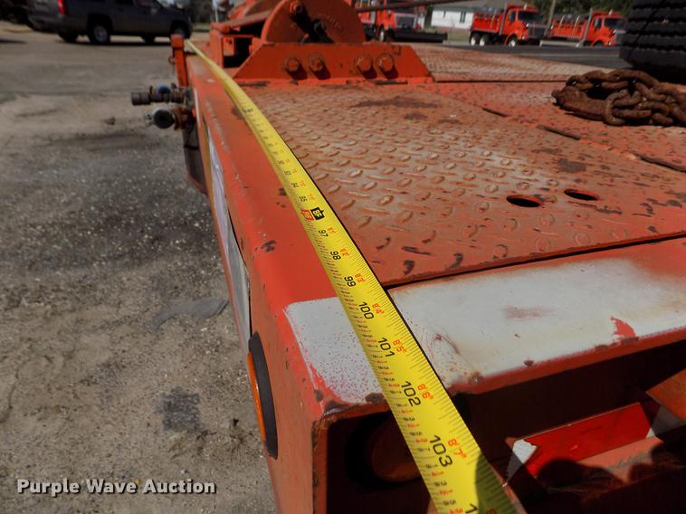 image for item ER9122 2001 Trail-Eze LE60SA tilt deck equipment trailer
