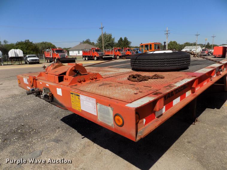 image for item ER9122 2001 Trail-Eze LE60SA tilt deck equipment trailer
