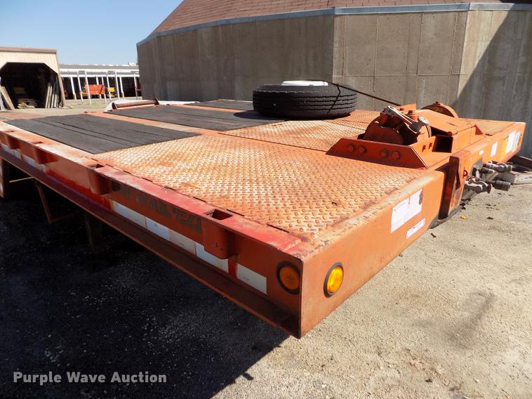 image for item ER9122 2001 Trail-Eze LE60SA tilt deck equipment trailer