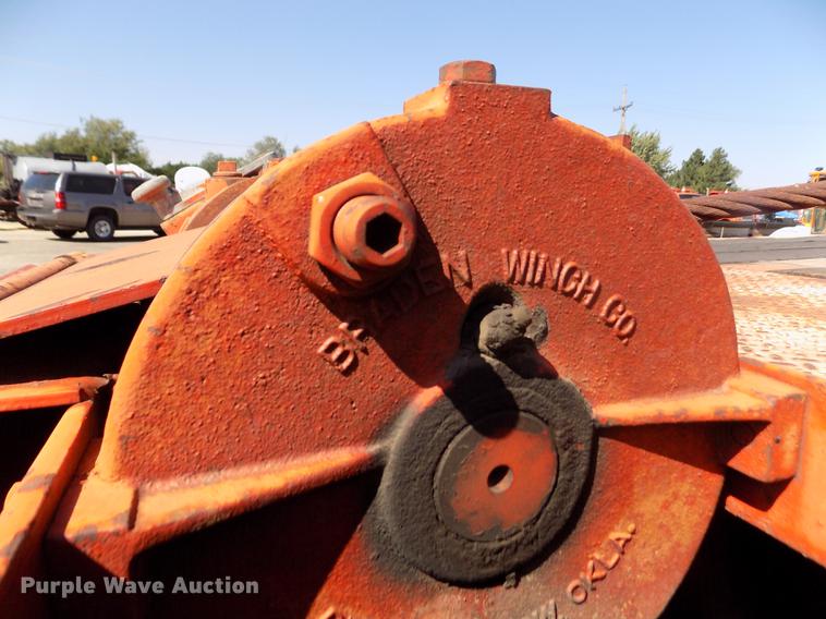 image for item ER9122 2001 Trail-Eze LE60SA tilt deck equipment trailer