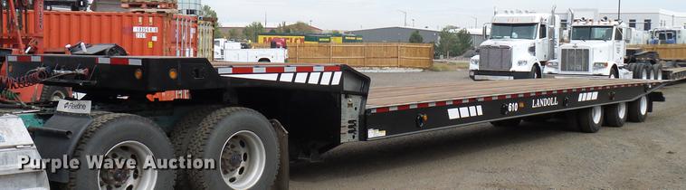 image for item DD5946 2002 Landoll tilt deck equipment trailer
