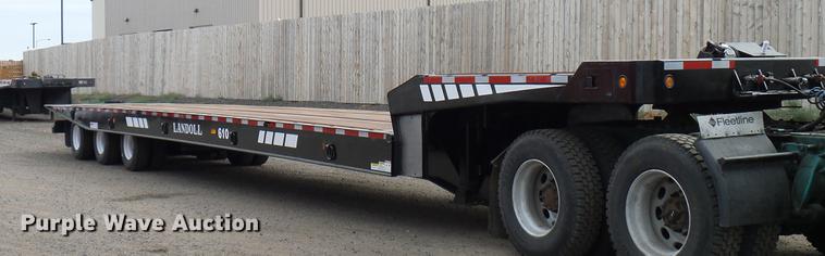image for item DD5946 2002 Landoll tilt deck equipment trailer