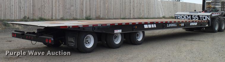 image for item DD5946 2002 Landoll tilt deck equipment trailer
