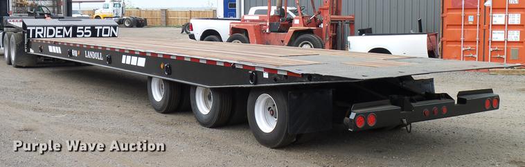 image for item DD5946 2002 Landoll tilt deck equipment trailer