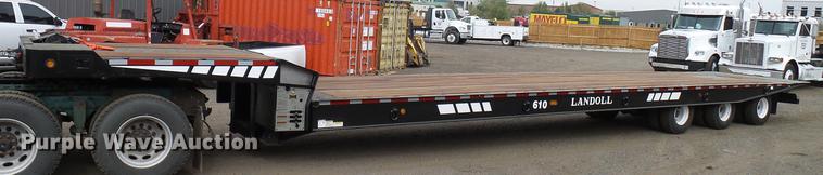 image for item DD5946 2002 Landoll tilt deck equipment trailer